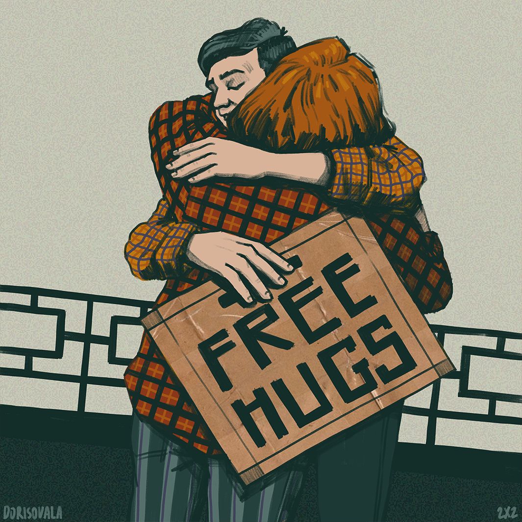 Движение, спасающее от одиночества: история Free Hugs и флешмобов по всему  миру | Ностальгия на 2x2 | 2022