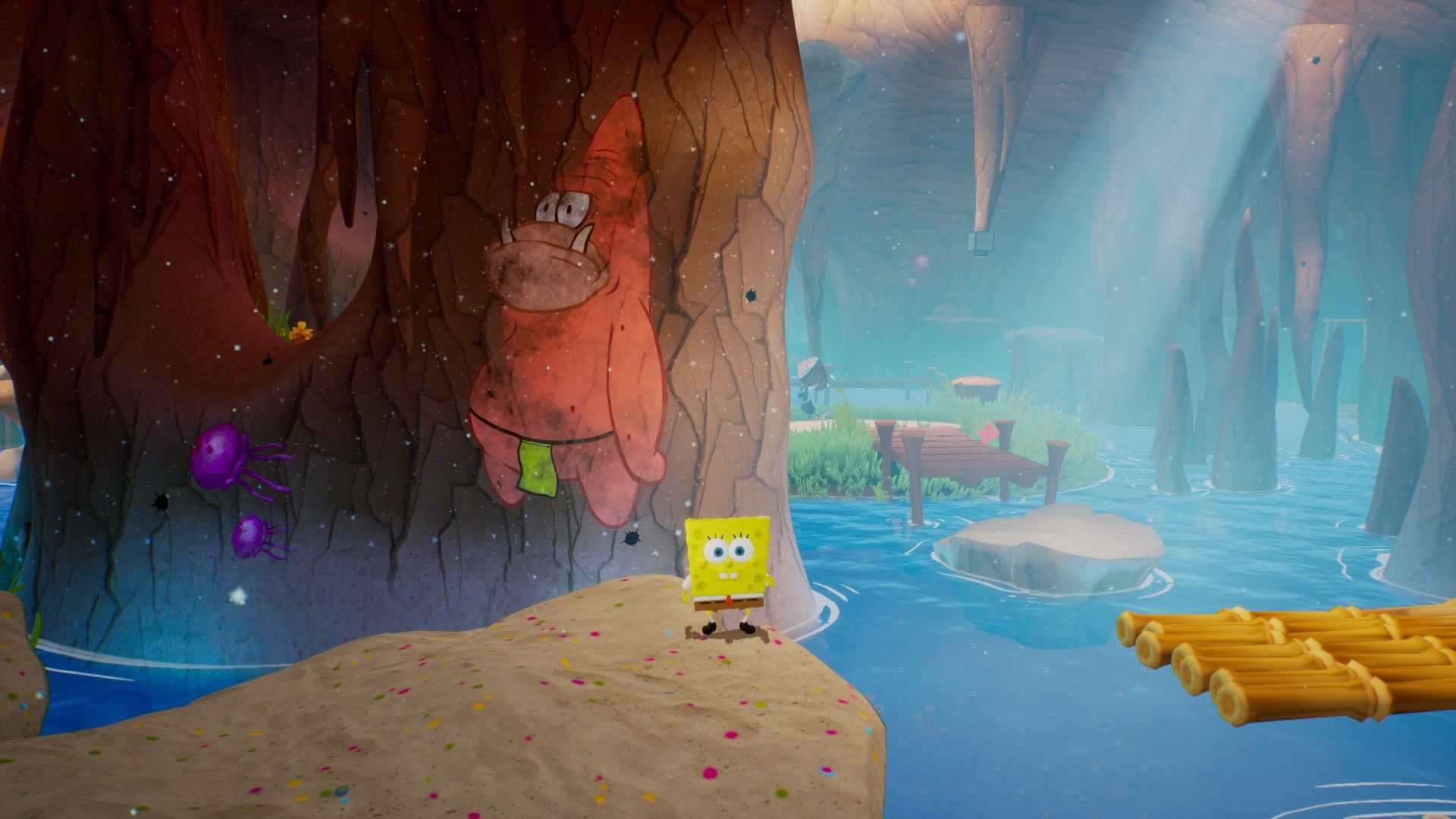 Spongebob battle fo bikini bottom. Spongebob Squarepants: Battle for Bikini bottom - rehydrated. Игра Spongebob Squarepants Battle for Bikini bottom. Губка Боб бикини Боттом 2020. Spongebob Squarepants игра 2020.