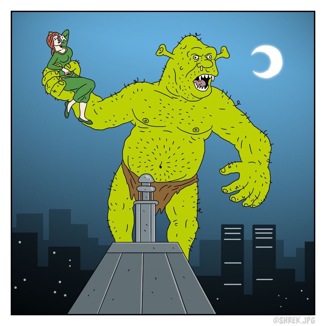 Арт дня. «Шректябрь» для тех, кто устал от «Инктября»