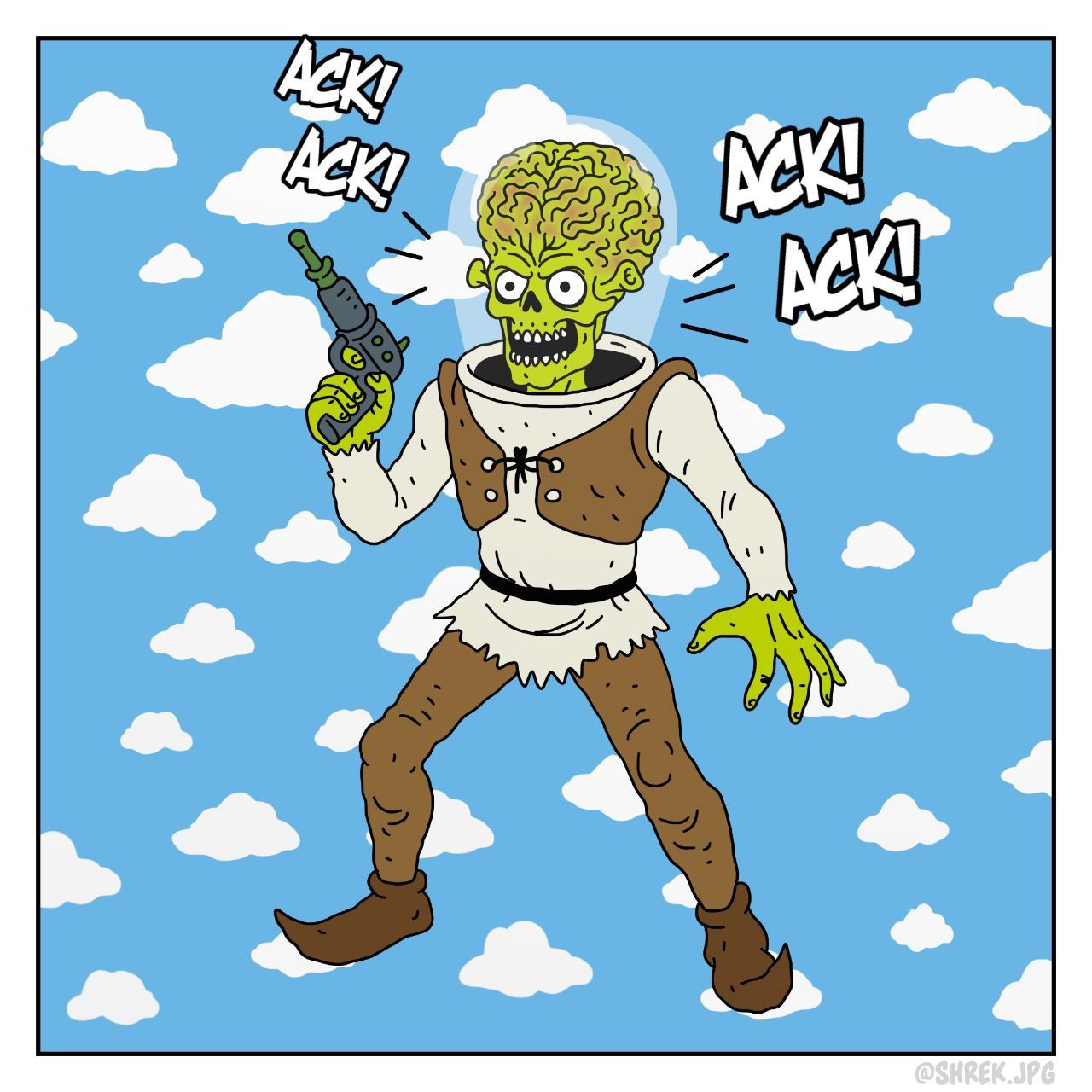 Арт дня. «Шректябрь» для тех, кто устал от «Инктября»