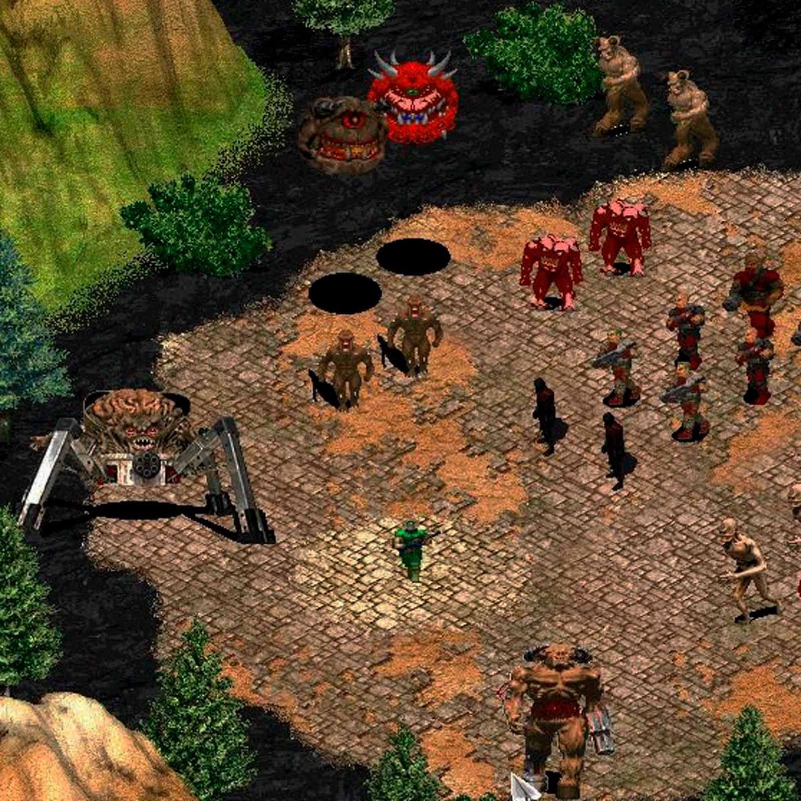 Моддер создал «ремейк» Doom на движке Age of Empires 2