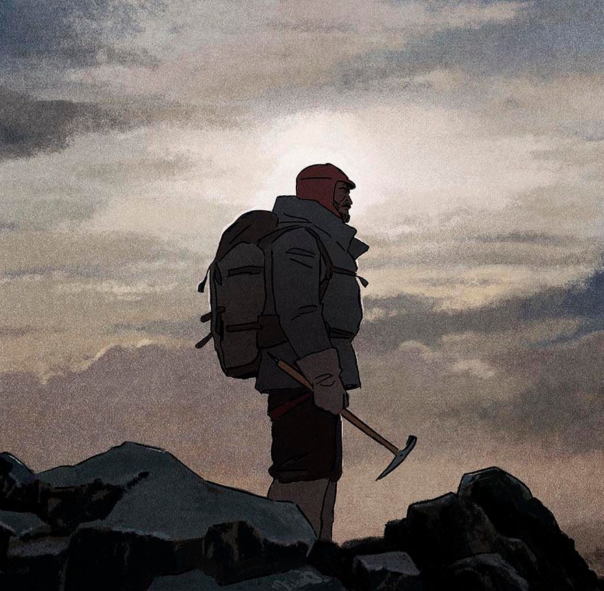 Путешествие на Эверест: красочный мультфильм The Summit Of The Gods