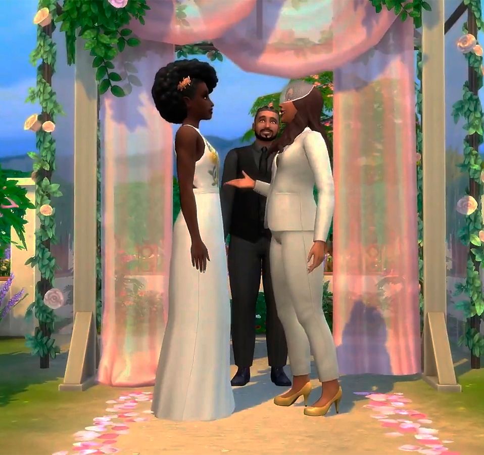 Разработчики Sims 4 не выпустят в России свадебное дополнение — из-за ЛГБТ-свадьбы