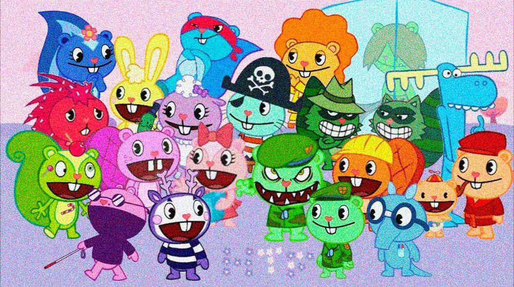 Картинки флаки из happy tree friends