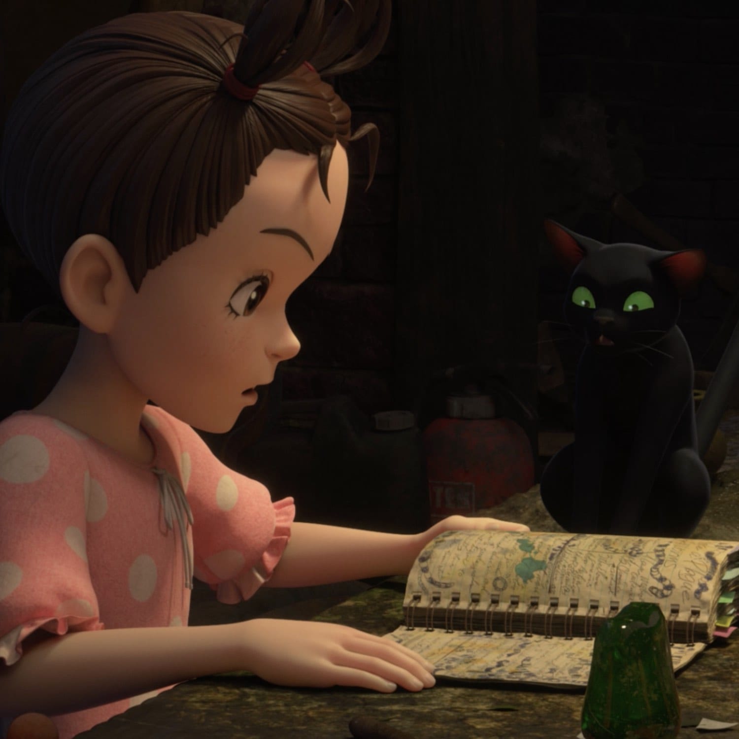 Первый 3D-мультфильм студии Ghibli «Ая и ведьма». Эксклюзивный фрагмент