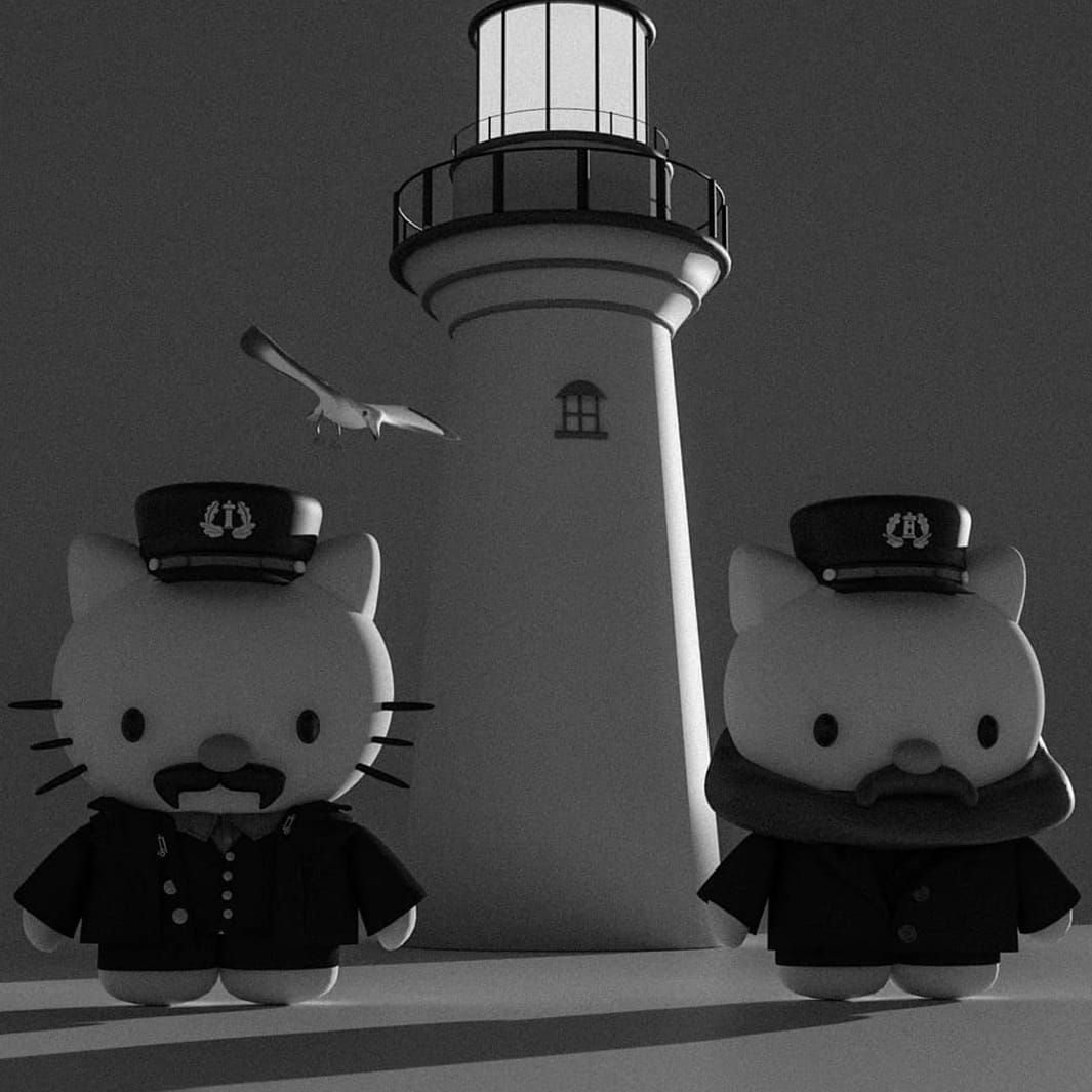 Художник Lucas Maia перенёс Hello Kitty в «Горбатую гору», «Маяк» и «Солнцестояние»