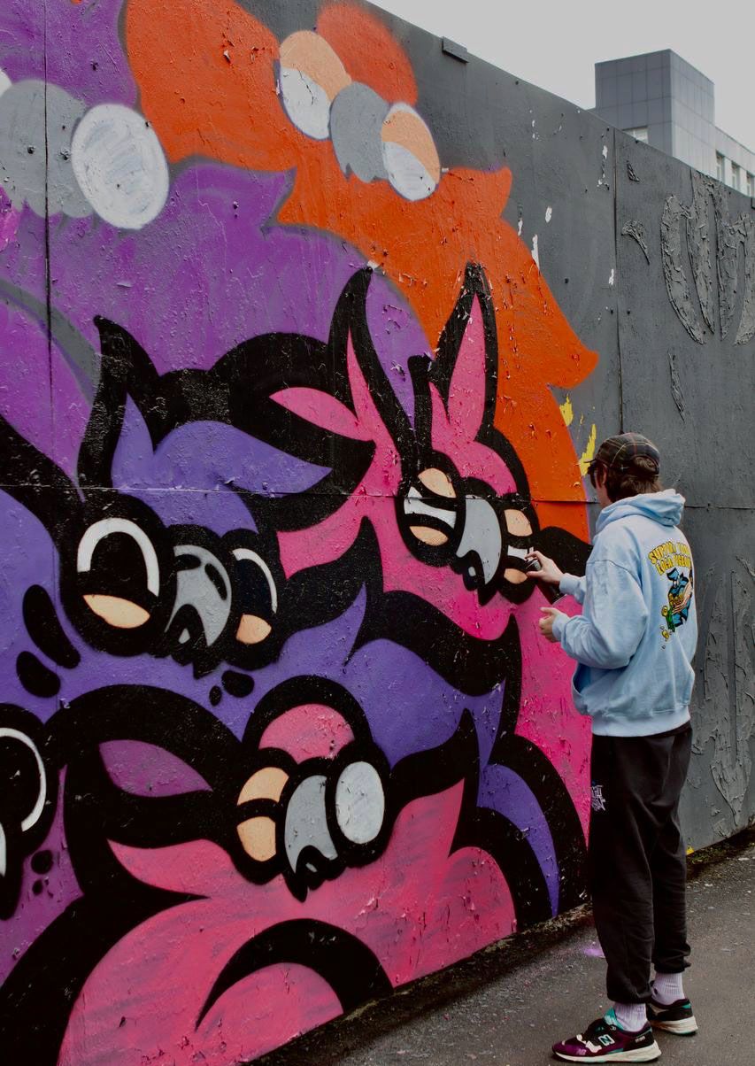 Фестиваль уличной культуры Urban Culture Fest: Гомер Симпсон на драконе, музыка и граффити