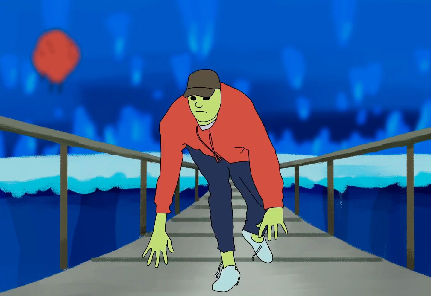 Анимация дня. Коллаба по Smiling Friends