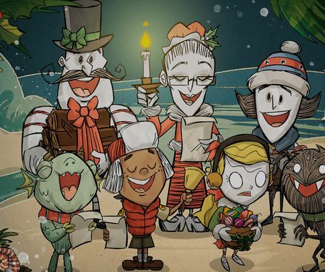 Арт дня. Новогодние и рождественские открытки от разработчиков видеоигр