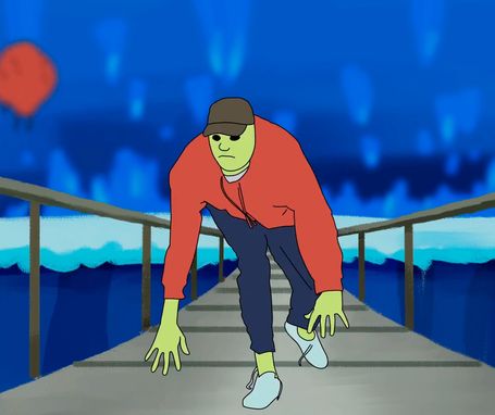 Анимация дня. Коллаба по Smiling Friends